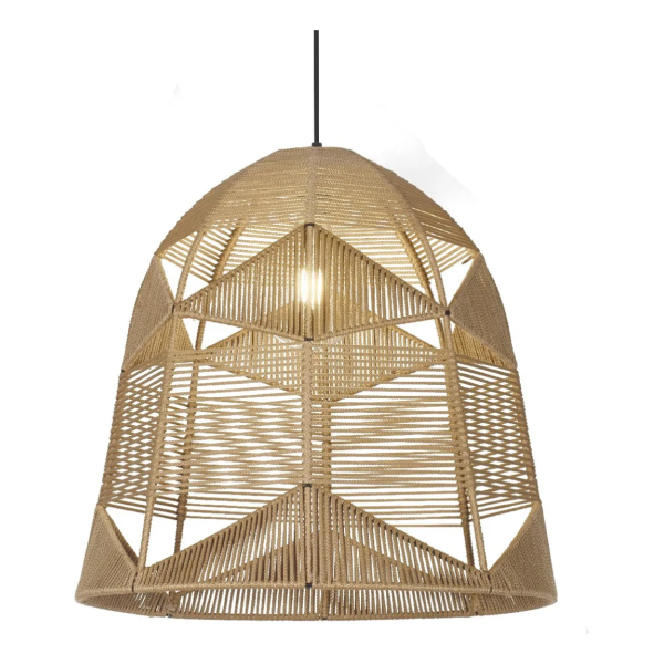 COLGANTE HILO TEJIDO - Color beige