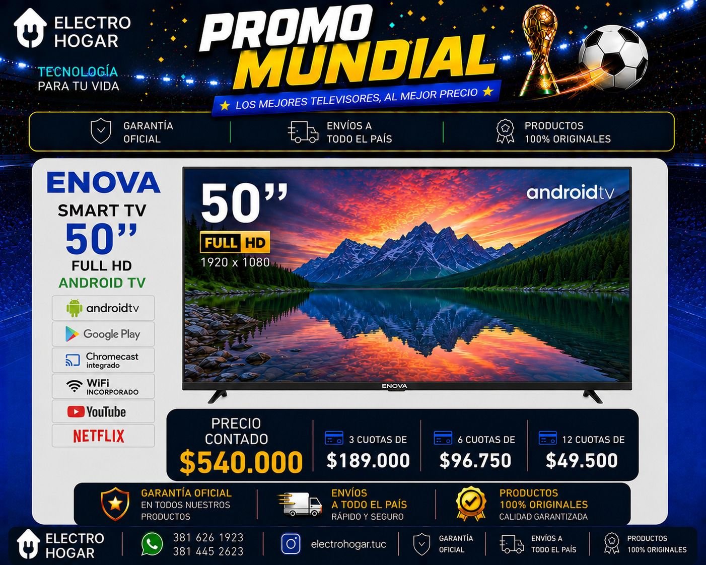 enova50 ENOVA 50" SMARTV FULL HD - Image 1